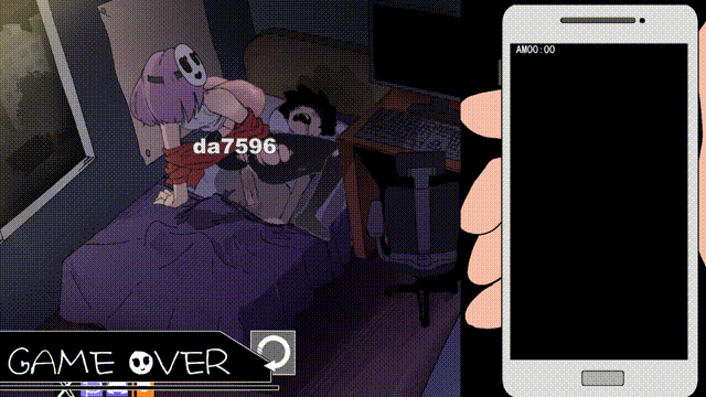 夜里躲避继母的冲突事件与女友手机聊天 AlArm V0.4 机翻完整版本 PC端 预览图