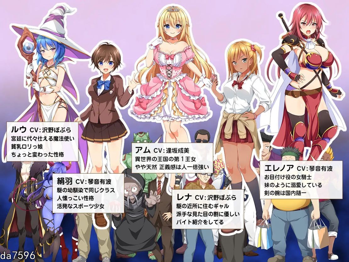 异世界公主降临现世！ 異世界の姫さま現世にイク!～知らない世界で言われるがまま～ V1.0 PC端 预览图
