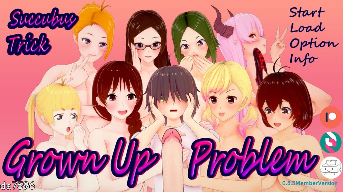奇幻角色把戏 长大问题 Succubus Trick Grown Up Problem v0.8 PC端 预览图