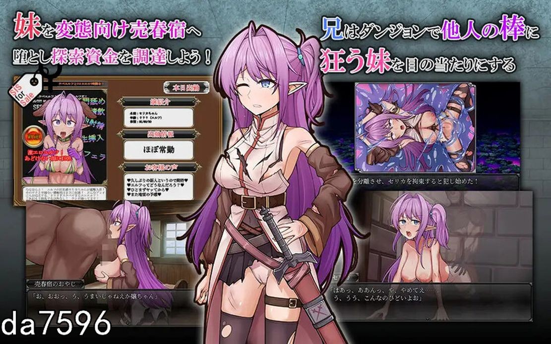 情绪波动精灵妹妹剑士塞莉卡 ネトラレ発情エルフ妹剣士セリカ V1.0 PC端 AI汉化版 预览图