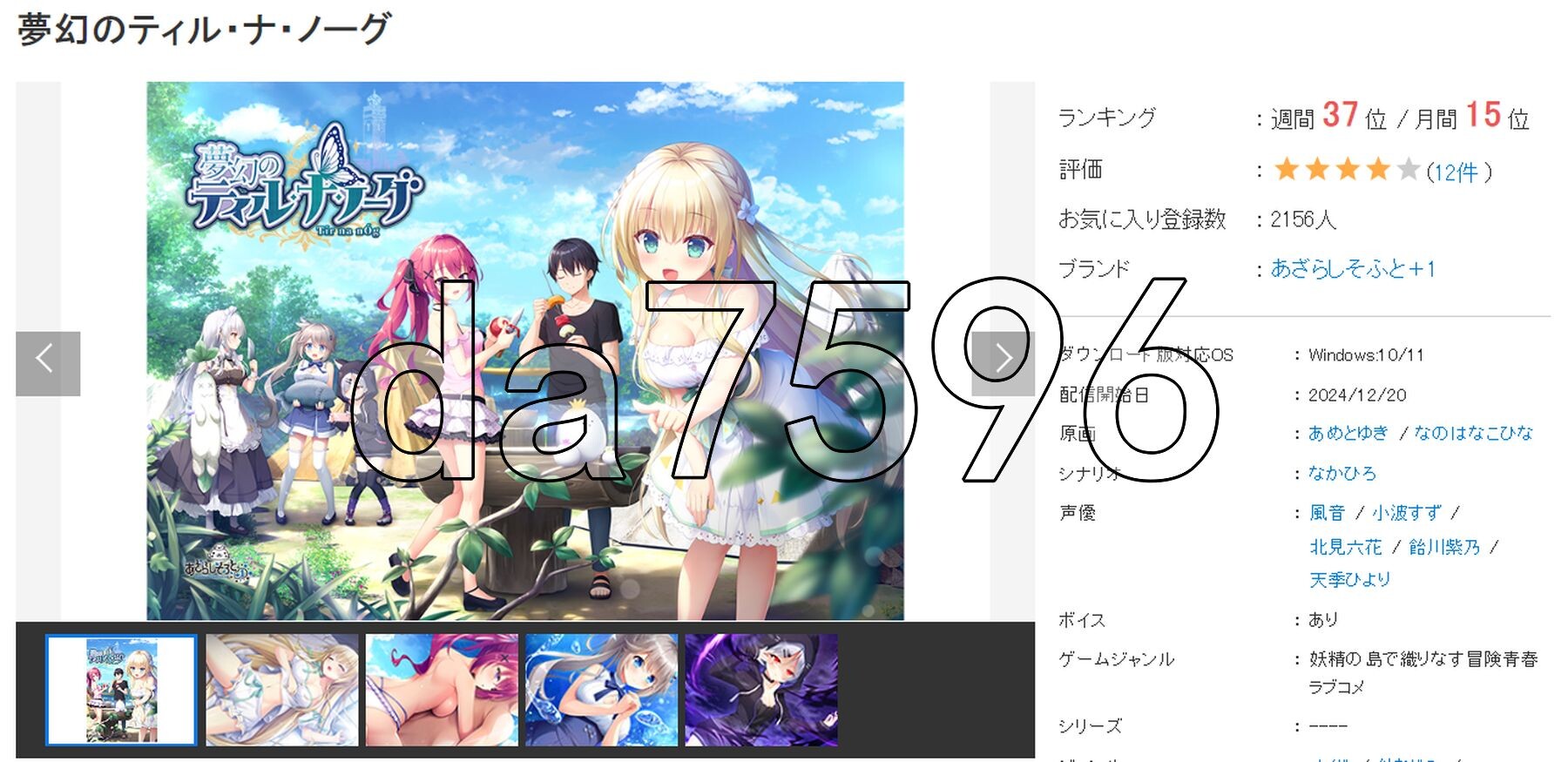 梦幻的提尔纳诺 夢幻のティル・ナ・ノーグ 精翻汉化版 PC端 汉化完整版 预览图