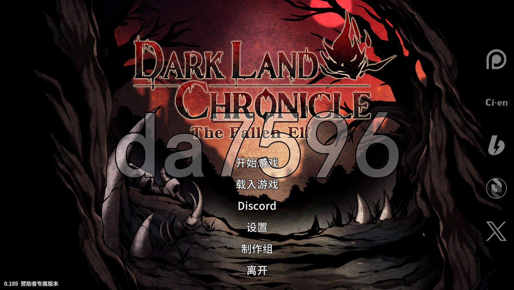 黑暗之地编年史：堕落精灵 互动版饥荒 Dark Land Chronicle: The Fallen Elf v0.189 支持 PC端 预览图