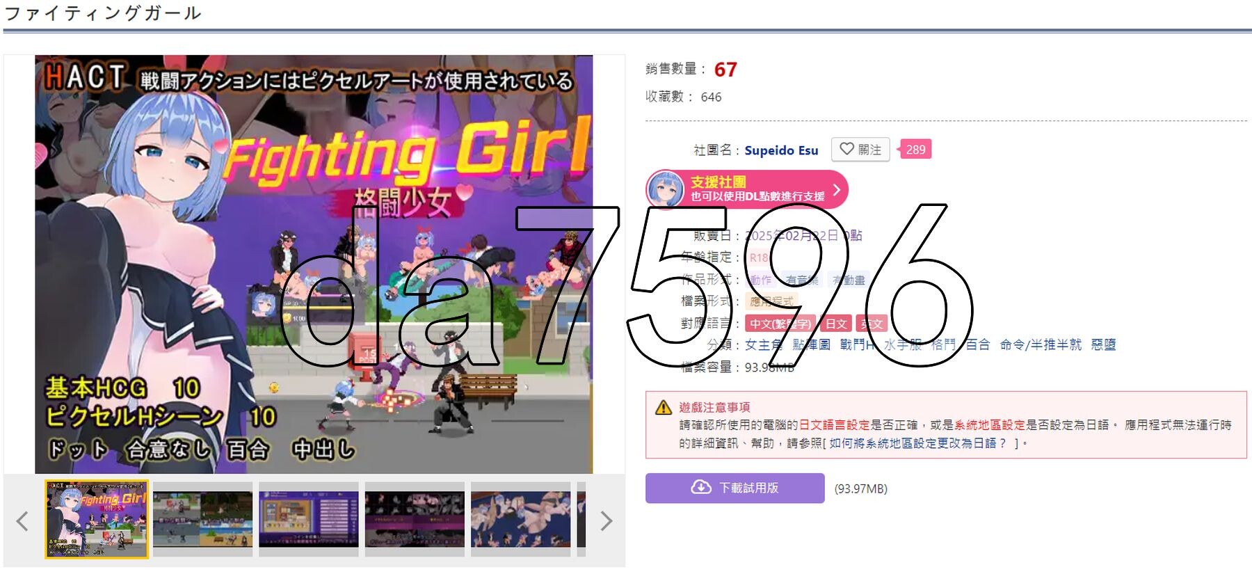 格斗少女 格鬥少女 ファイティングガール PC端 官中更新版 预览图