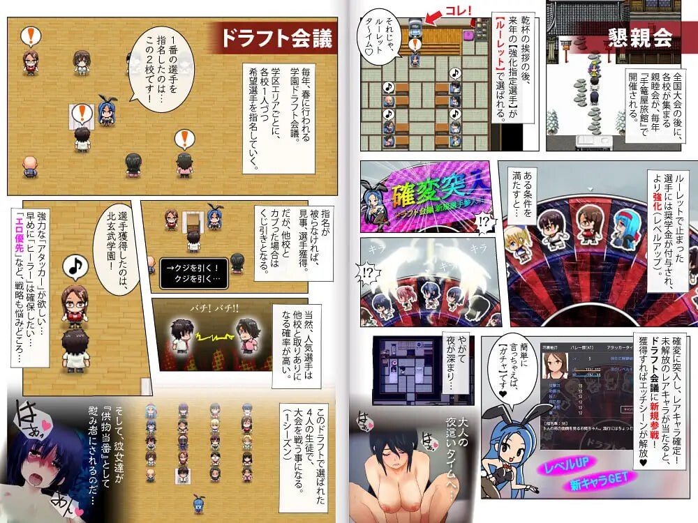 在训练营提供服务 強化合宿の供物当番〜ドラフト会議で、凌O被害者が決まる〜 双端 汉化版 预览图