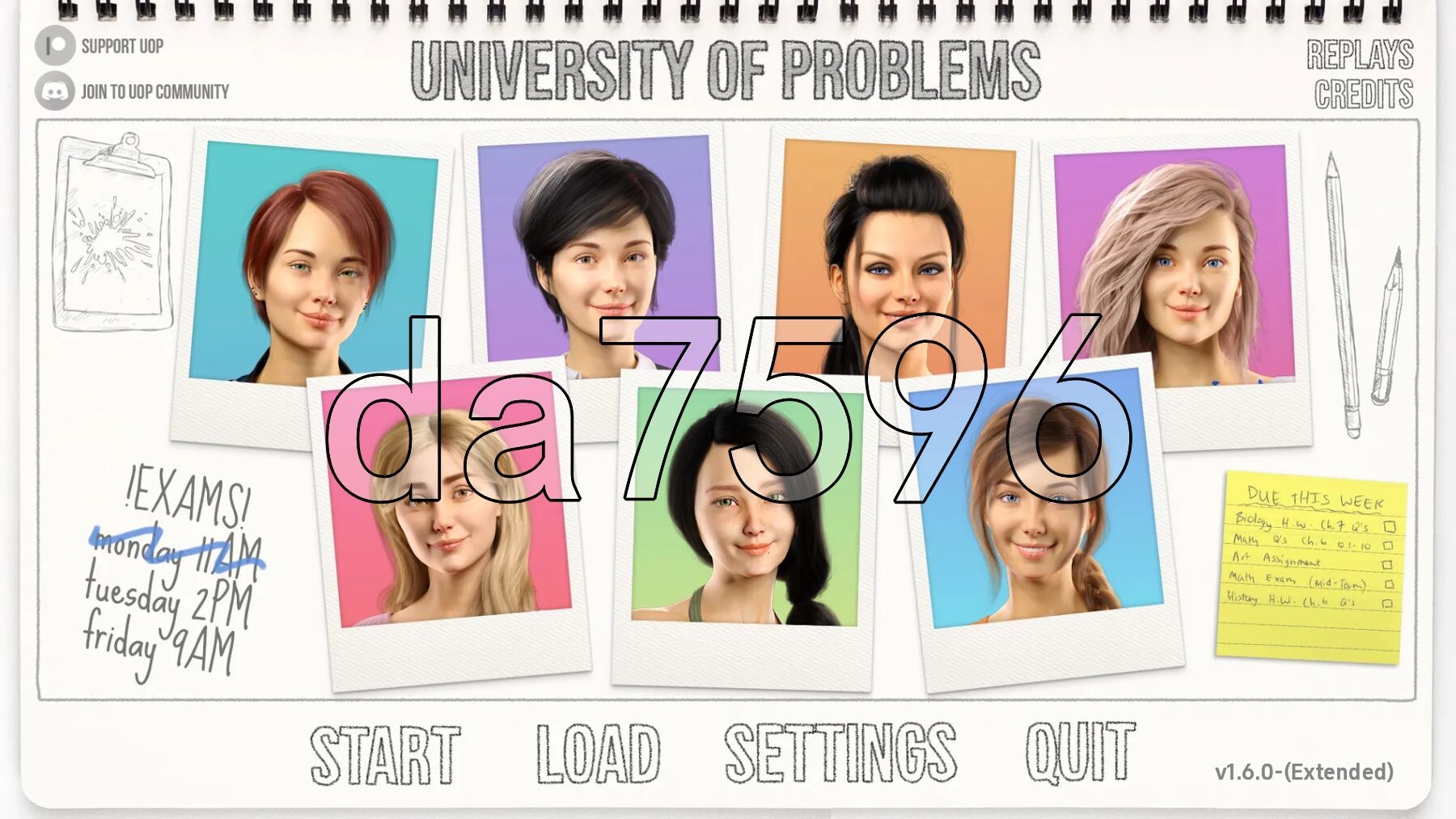 问题大学 学院情缘 University of Problems v1.6.0 Extended 双端 汉化版 预览图