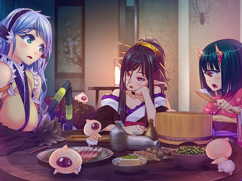 与魔物娘们的乐园～蜘蛛与鸟与◎～魔物娘たちとの楽園～蜘蛛と鳥と◎と～v1.0 PC端 AI汉化完整版 预览图