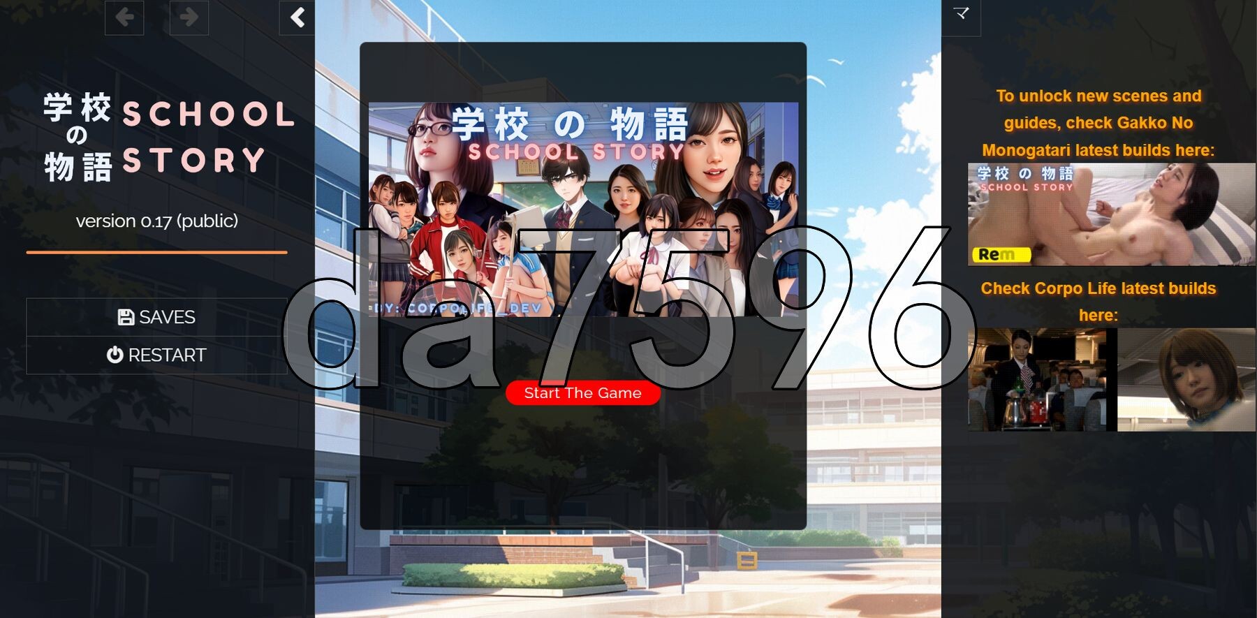 亚洲风HTML/真人/动态/更新] 学校の物语 Gakko No Monogatari V0.17 浏览器转中文 【游戏语音】：中文 【文件说明】：※多空转 预览图