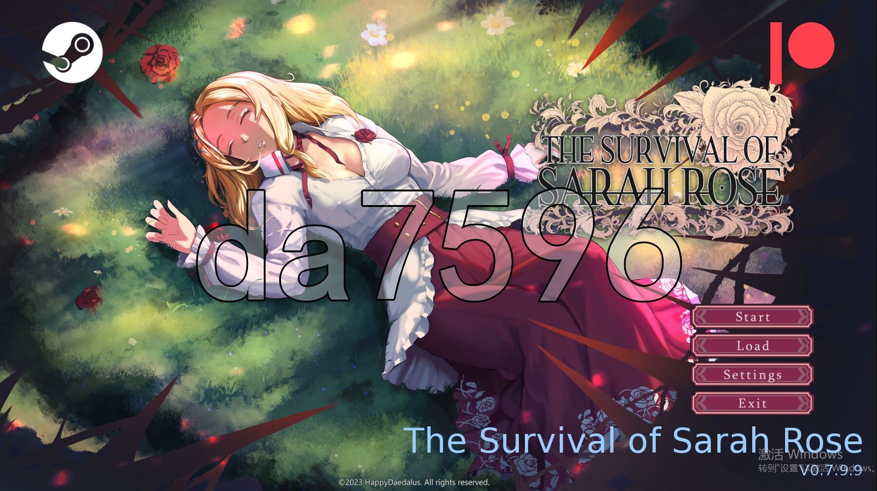 莎拉罗斯的生存 The Survival of Sarah Rose v0.7.9.9 机翻版 PC端 预览图