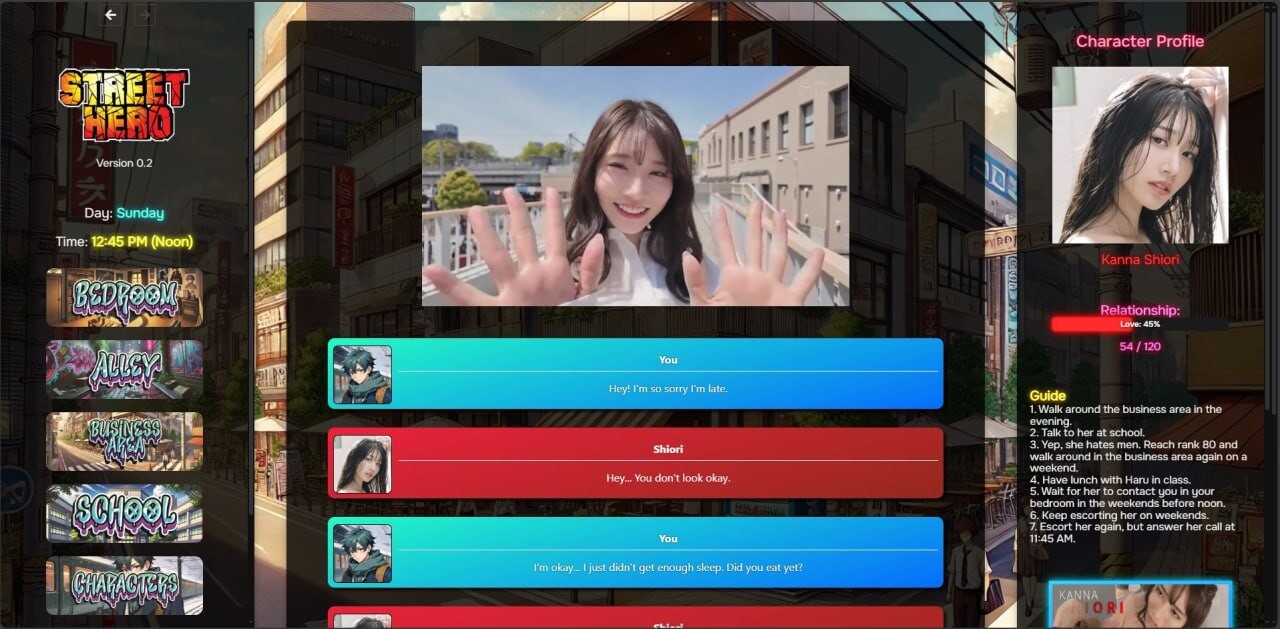 街头英雄 Street Hero v0.20 浏览器翻译版 PC端 预览图