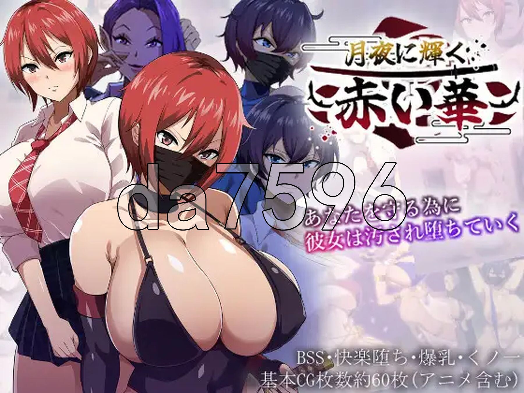 月夜下辉映的赤红之花 月夜に輝く赤い華 V1.02 AI汉化版+自带全回想解放 PC端 AI汉化完整版 预览图