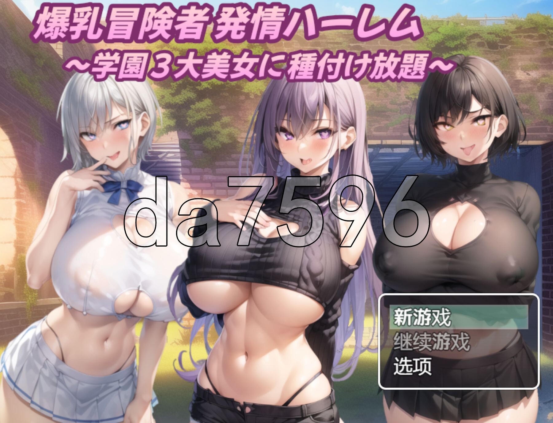 角色造型冒险者发情后宫～学园三大美女随意交配～ 角色造型冒険者発情ハーレム～学園3大美女に種付け放題～ V1.03 双端 AI汉化版 预览图