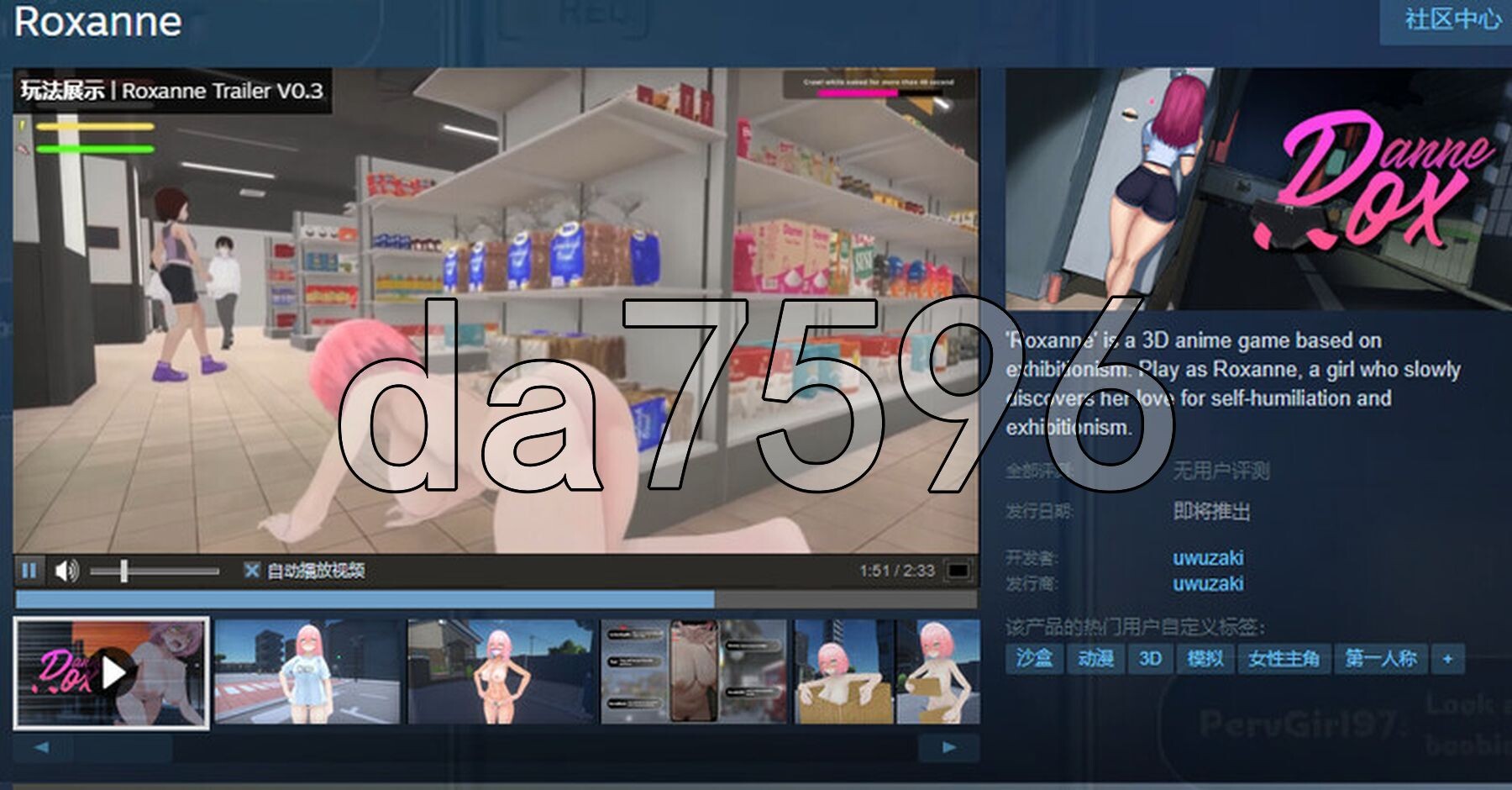 罗克珊 Roxanne Ver0.9.1 机翻高清版 PC端 预览图