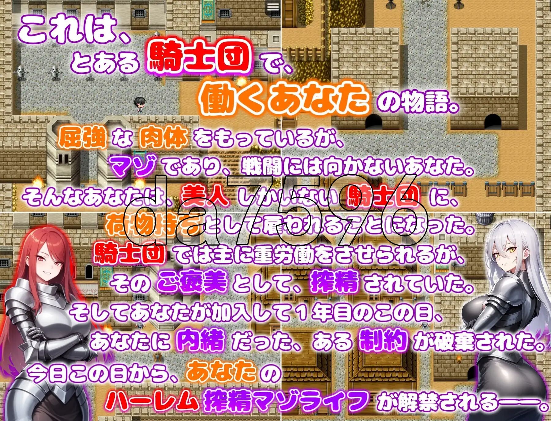 痴女骑士团的行李员 后宫×恋爱×榨精 痴女騎士団の荷物持ち ハーレム×イチャラブ×搾精 双端 AI汉化更新版 预览图