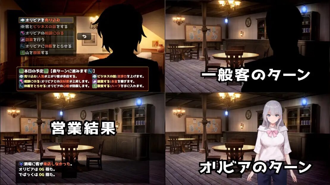欲望与交涉的模拟：在街灯之下 欲望と交渉のシミュレーション街の灯りの下で v1.3.1 PC端 汉化版 预览图