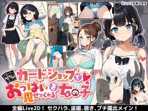 在纸牌店给我看胸部的女孩カードショップでおっぱいを見せてくれる女の子v1.04 PC端 汉化版 预览图
