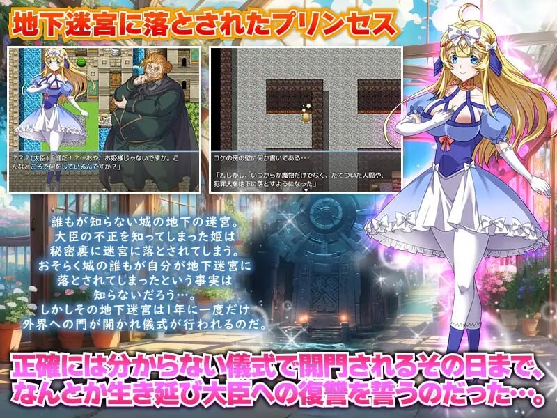 地下迷宫365 公主独自活下去的绝望一年 地下迷宮365 姫様がたった一人で生き抜く絶望の一年間 安卓端 汉化版 预览图