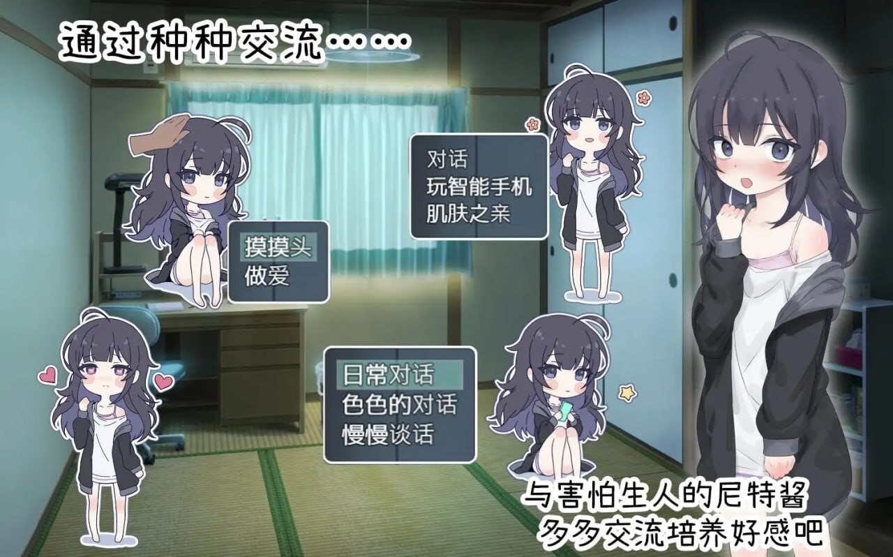 幸福家里蹲的养成方法 幸せなニートの育て方 v2.07 PC端 汉化版 预览图