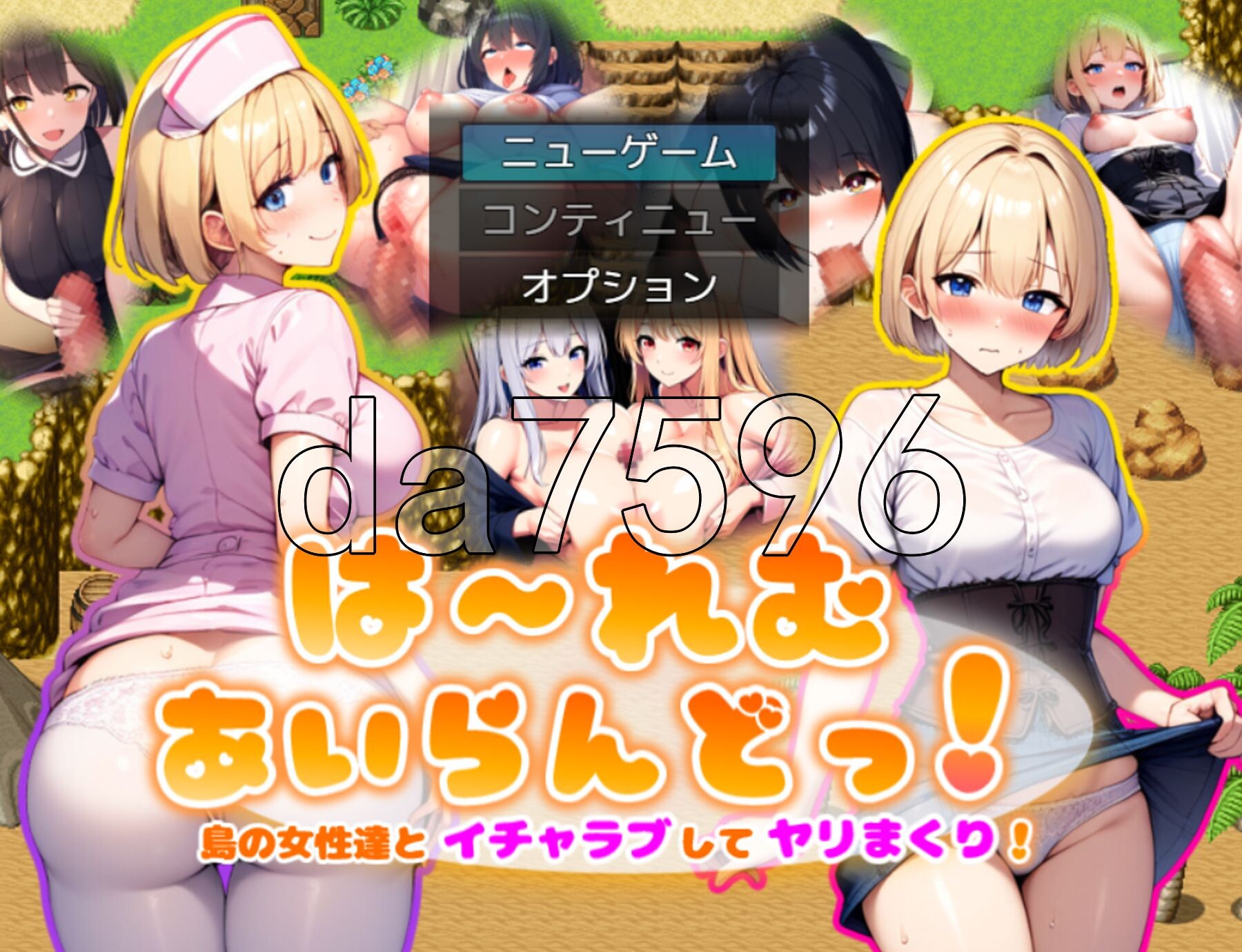 后宫岛！～与岛上女人们尽情缠绵、疯狂做爱！～ は〜れむあいらんどっ! 〜島の女性達とイチャラブしてヤリまくり!〜 机翻版 PC端 汉化版 预览图