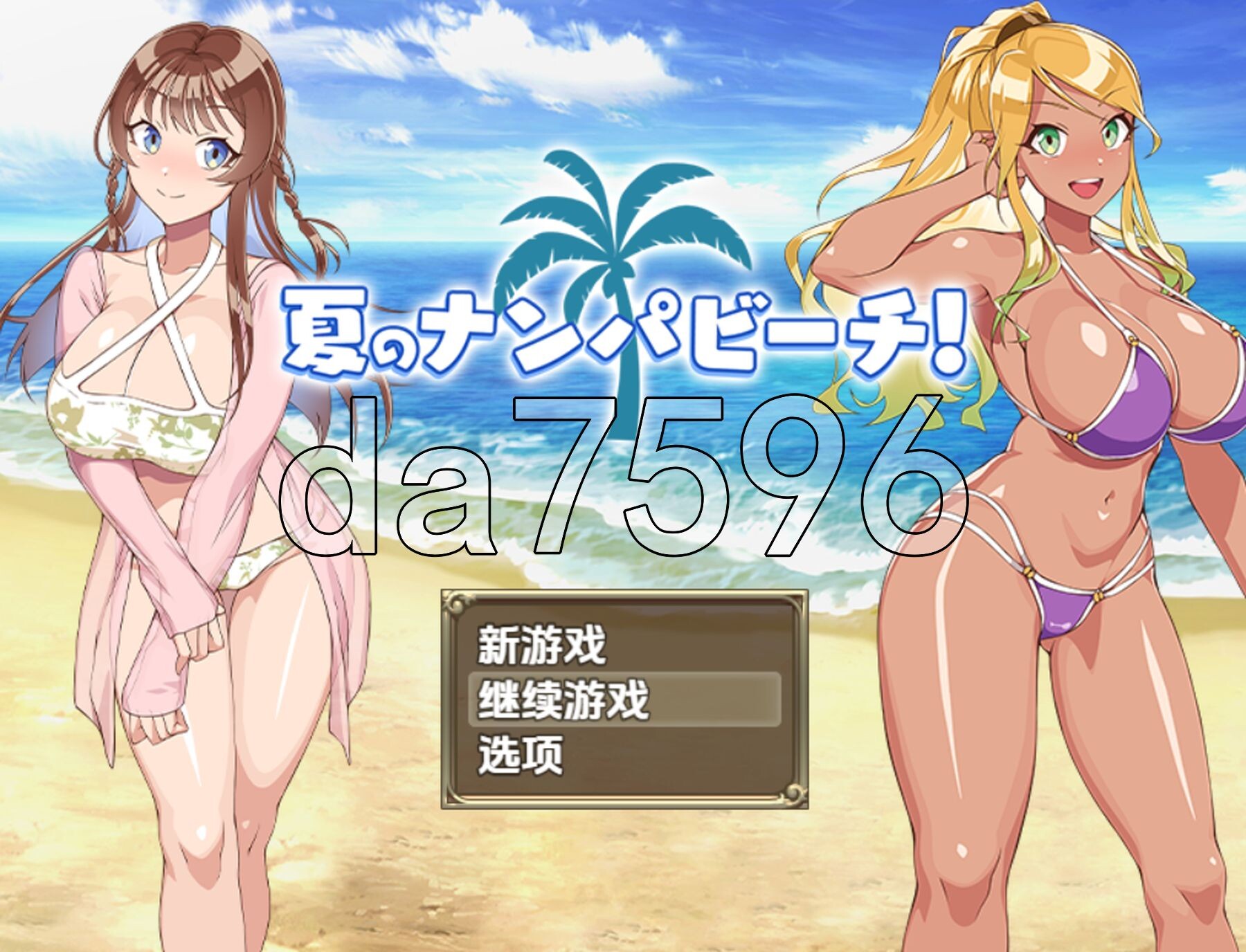 夏日海滩搭讪 v1.0 双端 AI汉化版 预览图