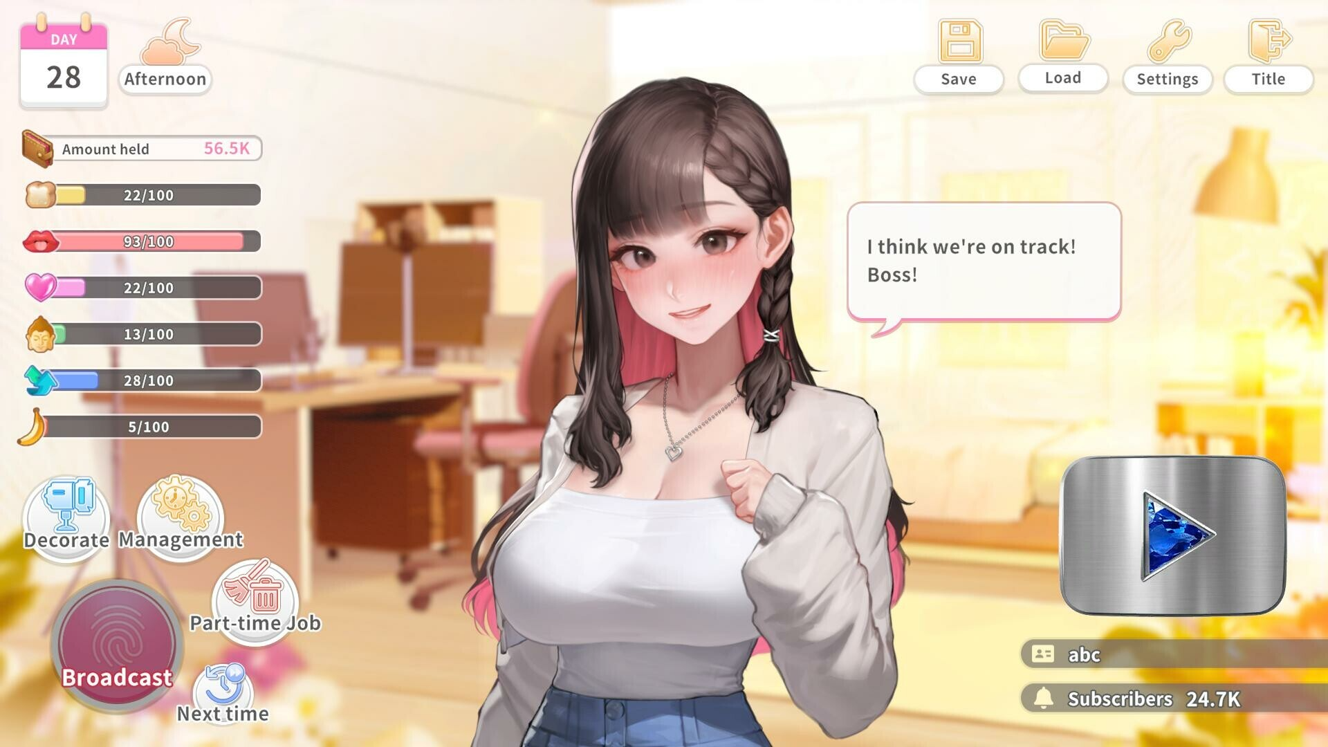 直播开始! VTuber 训练 Streaming ON! VTuber Training V1.0.2 STEAM官方中文版l PC端 官中版 预览图