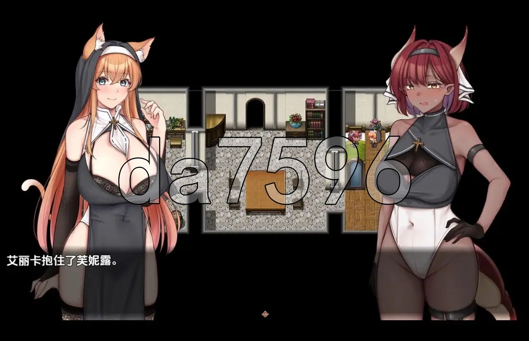异种族姐妹的试炼与人类的情色交流 v1.0 PC+安卓 内嵌AI汉化步兵版 双端 AI汉化版步兵 预览图
