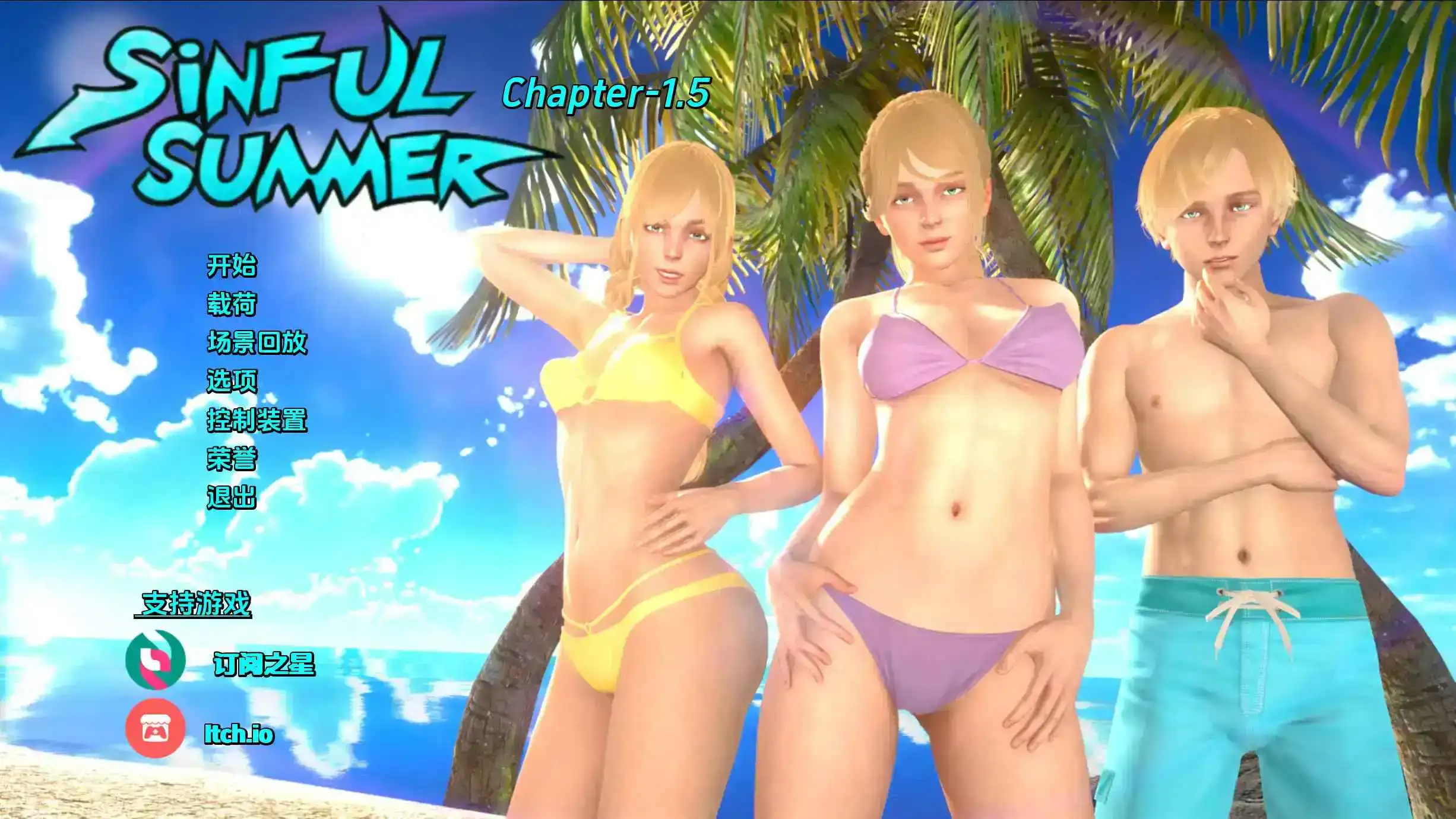罪恶之夏：禁忌之爱的故事 Sinful Summer Ch.3.3 双端 AI汉化版 预览图