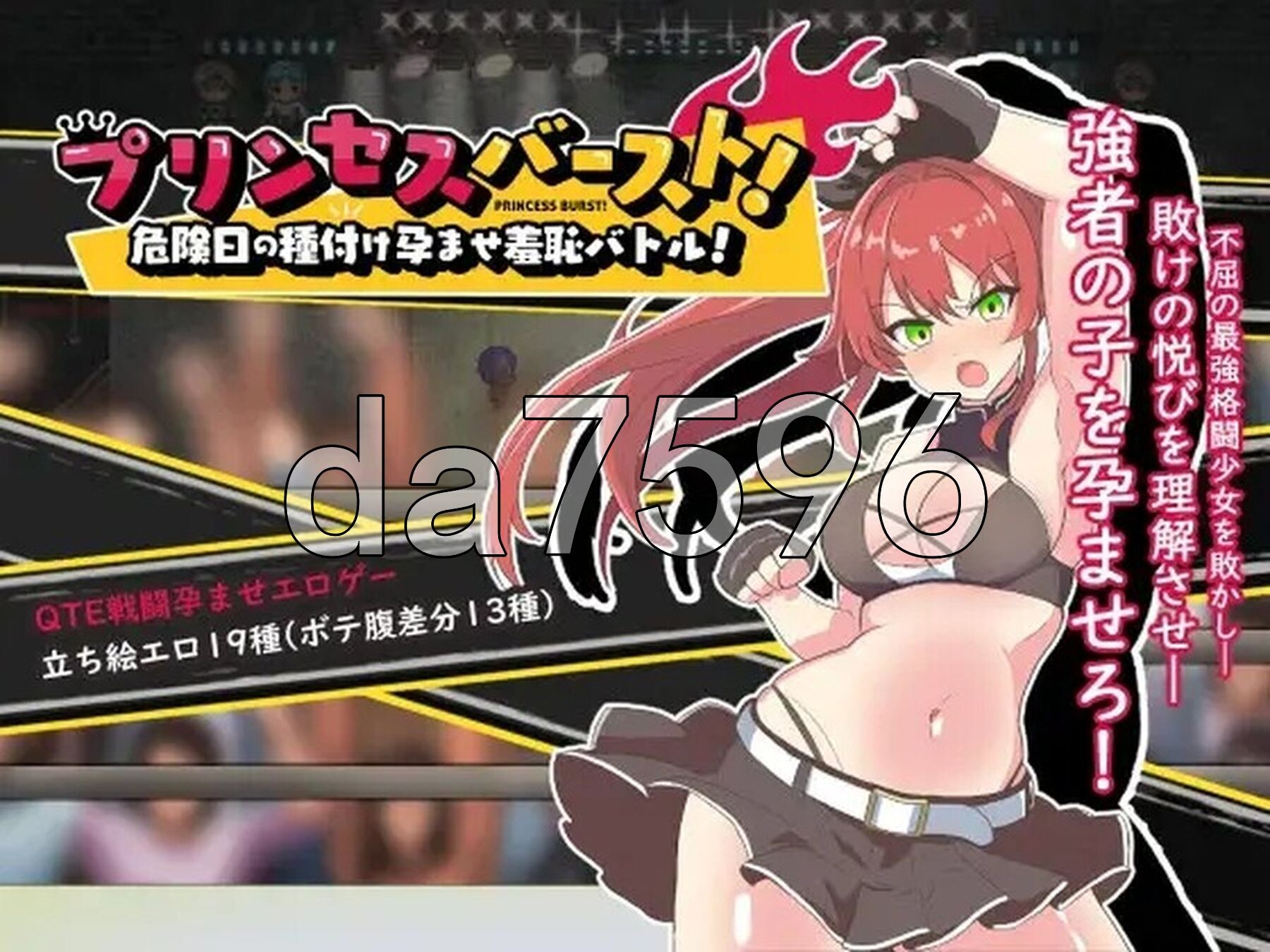 公主爆破！危险日种植孕育羞耻之战！ プリンセスバースト!危険日の種付け孕ませ羞恥バトル! V1.02 内嵌AI汉化版 PC端 预览图