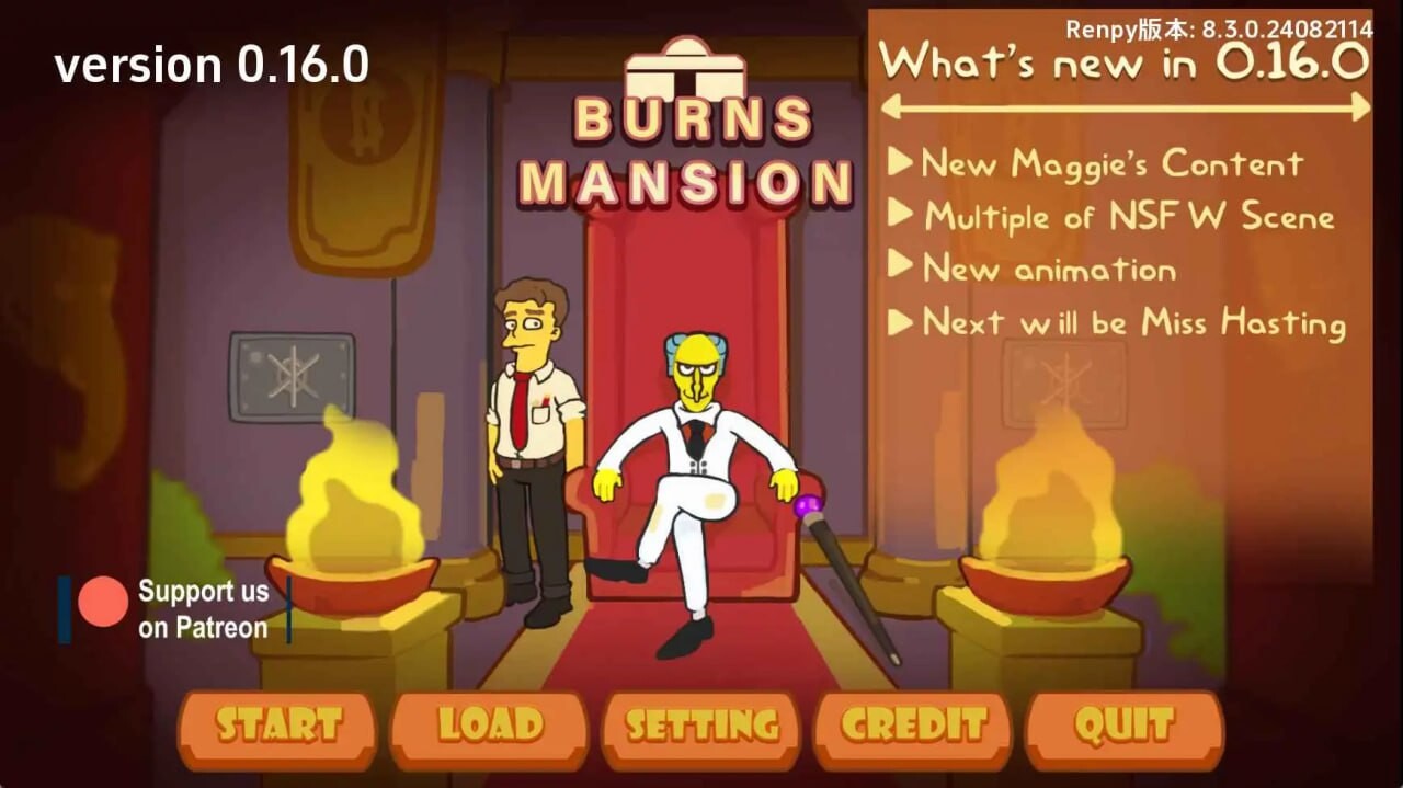SLG汉化PC安卓 伯恩斯大厦 Burns Mansion v0.16.0 安卓端 汉化版 预览图
