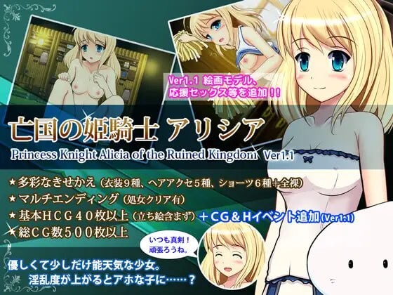 亡国的公主骑士艾莉西娅 亡国の姫騎士アリシア v1.11 PC端 汉化版 预览图