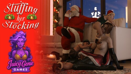 给她的长筒袜塞满东西 Stuffing Her Stocking v1.0 PC端 AI汉化版 预览图
