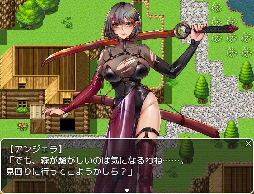 精灵战士 安吉拉 エルフの戦士 アンジェラ PC端 AI汉化完整版 预览图