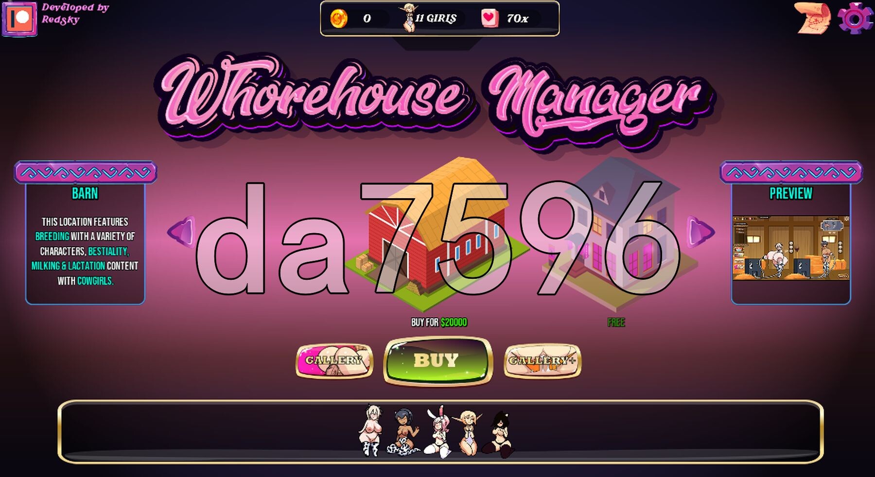 妓院经理 Whorehouse Manager v1.1.2 生肉高清版 PC端 预览图