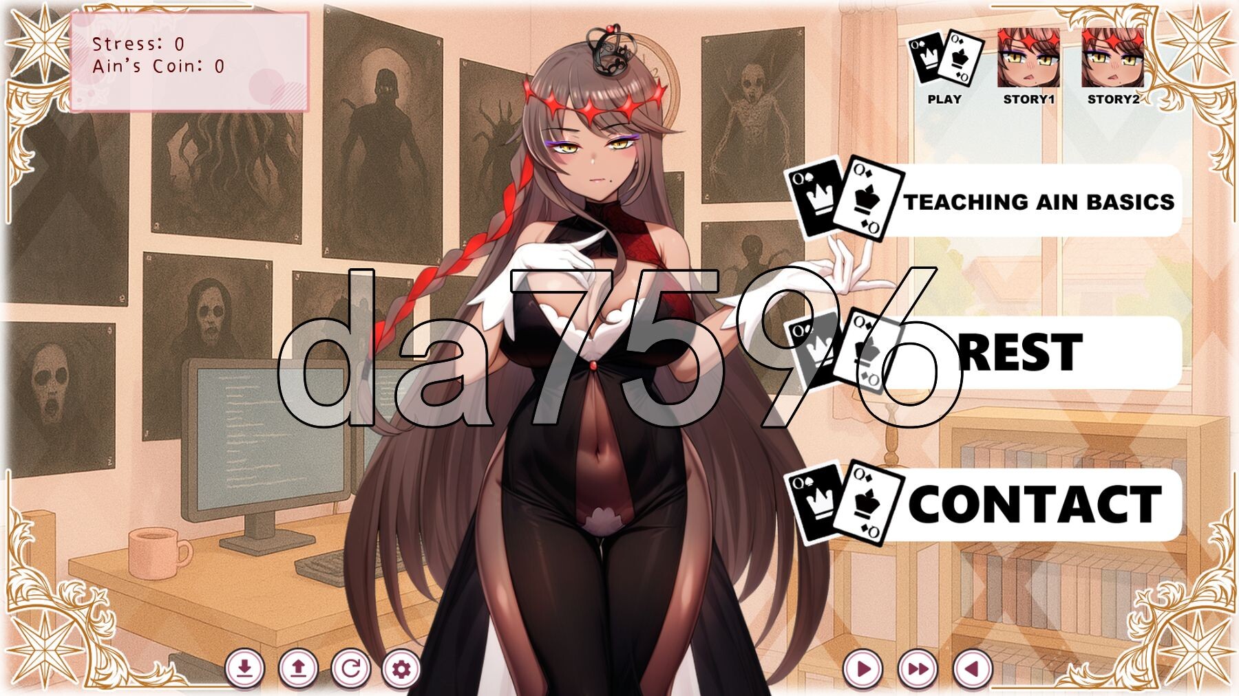 每天都跟召唤出的克苏鲁少女玩桌游 Everyday I Play Board Games with a Summoned Eldritch Girl PC端 官中步兵版 预览图
