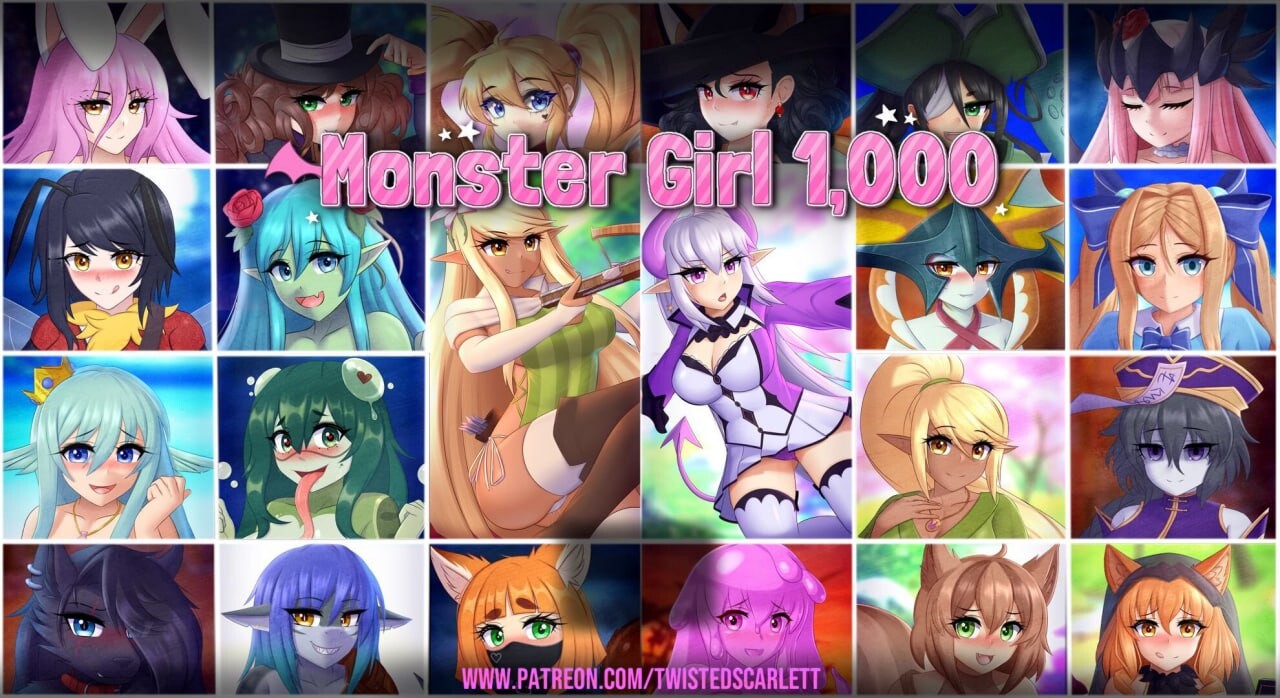 魔物娘1000 Monster Girl 1,000 v2.0 PC端 AI汉化版无码 预览图