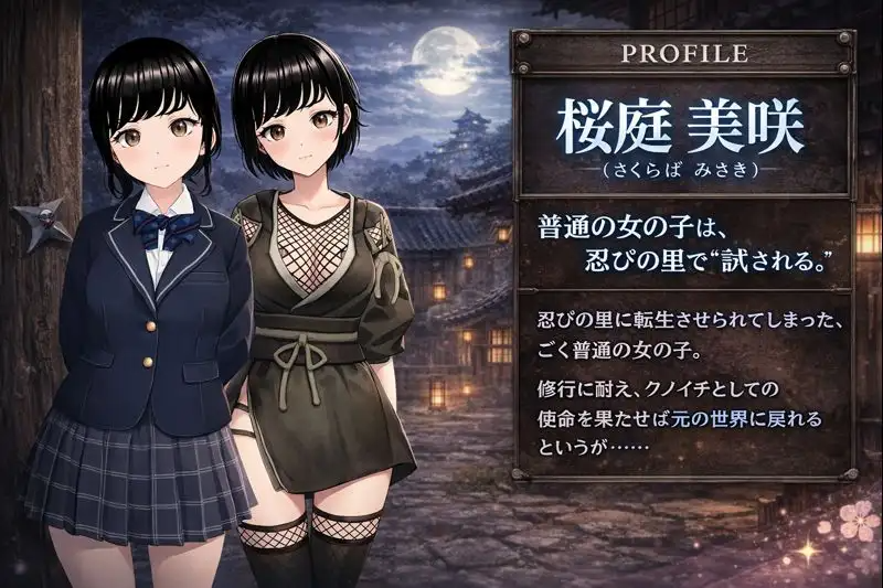 增添AZ[冒险RPG/异世界] 女忍者的心得就是要忍受羞耻感！? くのいちの心得は恥ずかしさに耐えることです！? 内嵌AI汉化版 双端 预览图