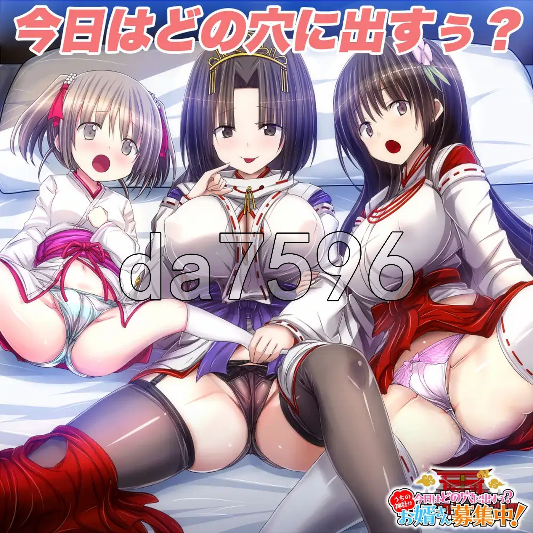 今天要进哪个洞呀？ 我们神社正在招募上门女婿哦！ 今日はどの穴に出すぅ? うちの神社はお婿さん募集中！ PC端 AI汉化更新版 预览图