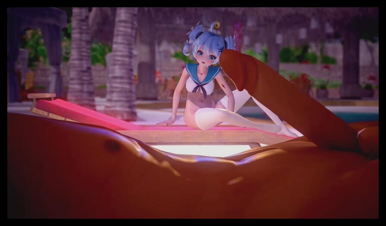 MMD 天平キツネ 鸣潮 白丝雌小鬼釉瑚的性教育 动漫视频 预览图