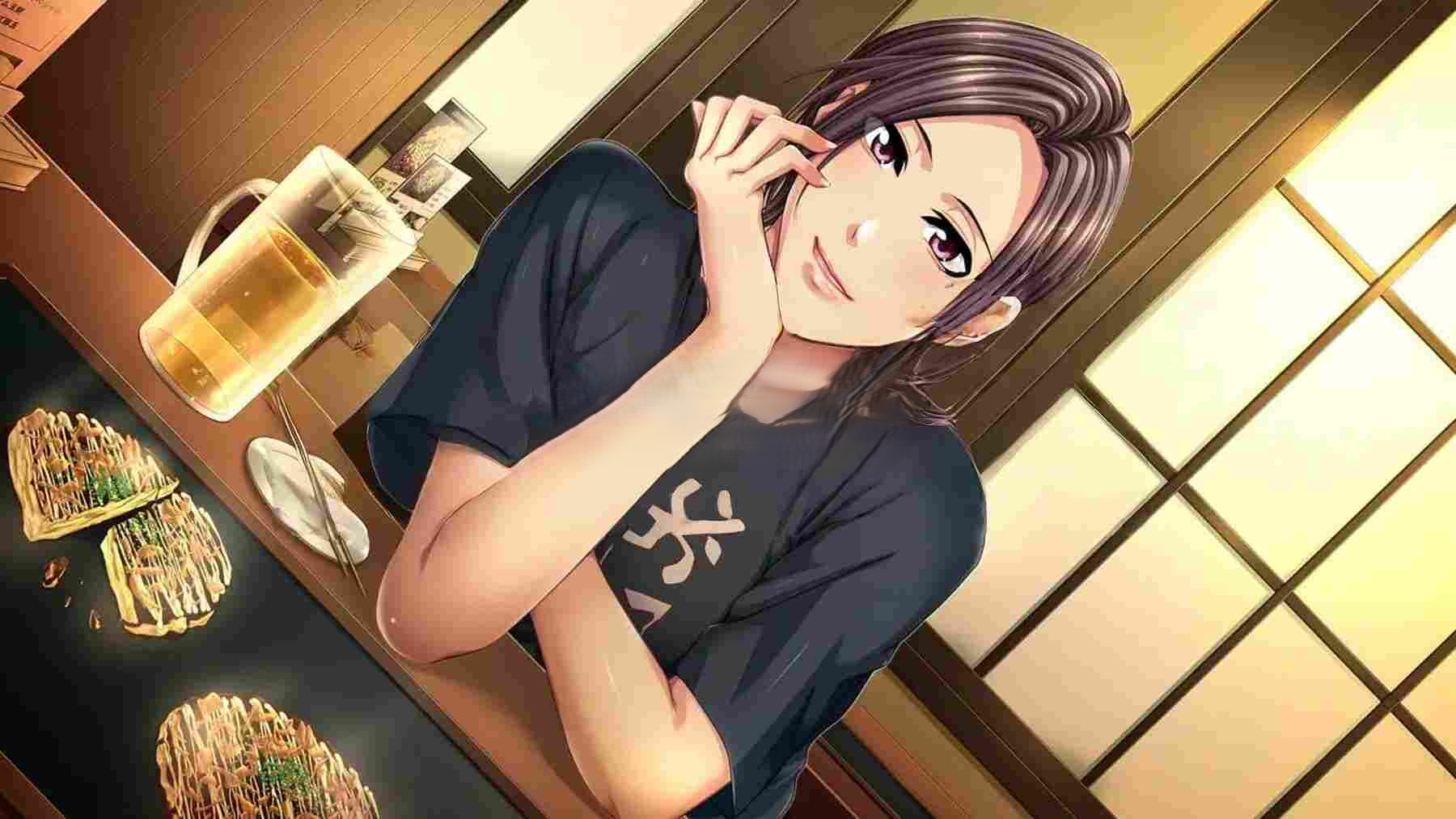 暗恋已久的大阪烧店老板娘 ～初恋竟是青梅竹马的母亲～ ずっと好きだったお好み焼き屋のオバちゃん ～幼馴染のお母さんが初恋相手～ v0thr8 PC端 AI汉化完整版 预览图