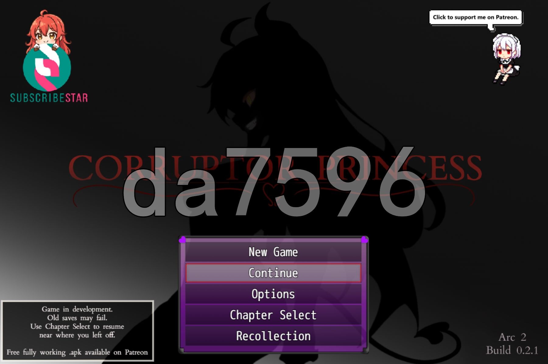 腐化公主 Corruptor Princess Arc2 v0.2.1+Arc1 v1.01 AI汉化步兵版 PC端 AI汉化版步兵 预览图