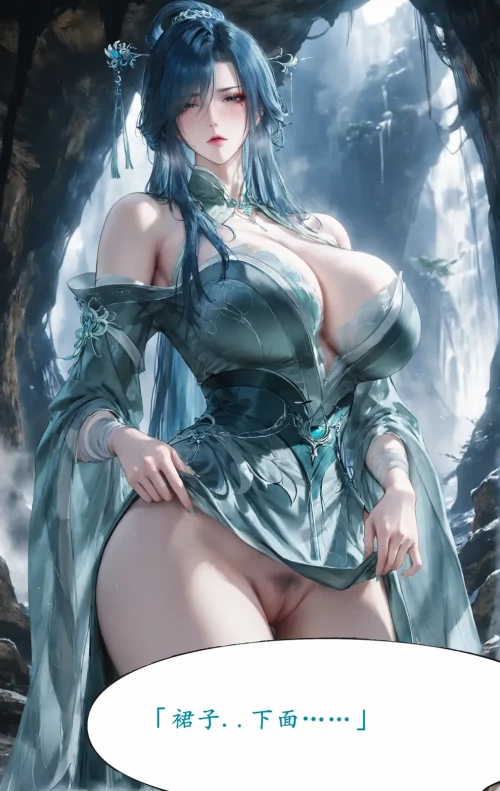 AI绘画陆嘉静-琼明神女录 AI绘画漫画图集 预览图