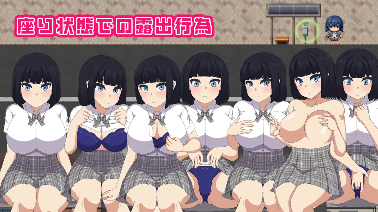 角色造型体高中 校园生活露出RPG NAKED HIGHSCHOOL 学園生活露出RPG PC端 汉化版 预览图