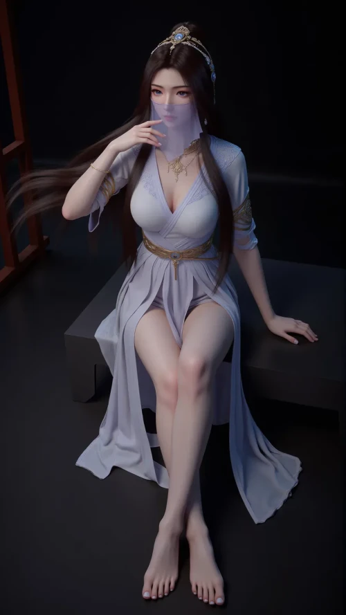 AI绘画紫灵-凡人修仙传 AI绘画漫画图集 预览图