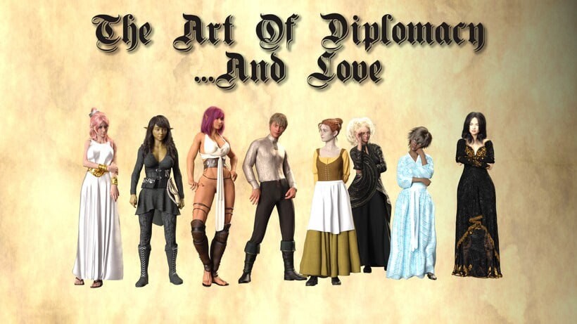SLG汉化PC安卓 外交艺术和爱情 The Art of Diplomacy and... Love v0.18 双端 AI汉化版 预览图