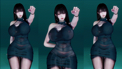 3D同人/全动态/VAM 绿水鬼 VAM-EI Bass 动漫视频 预览图