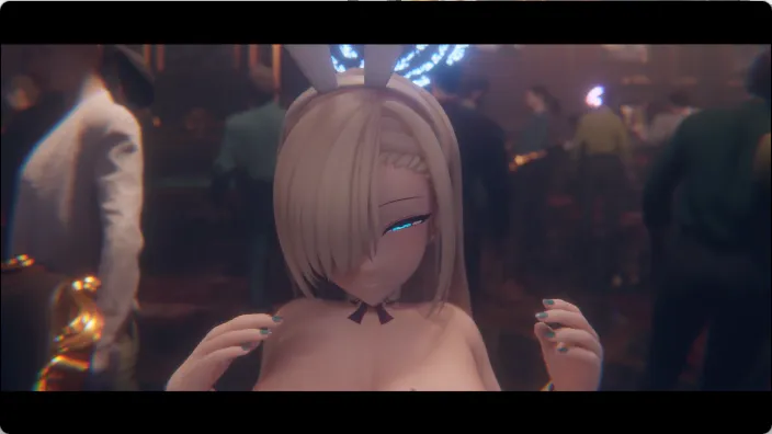碧蓝档案同人/3D/无敌建模/神作/兔女郎 kamihikoki_mmd Casino job（碧蓝档案赌场特殊任务） 动漫视频 预览图