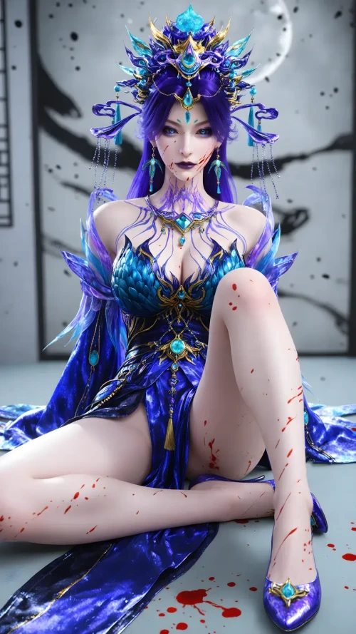 AI绘画燕倾霏-云深不知梦AI绘画漫画图集 预览图