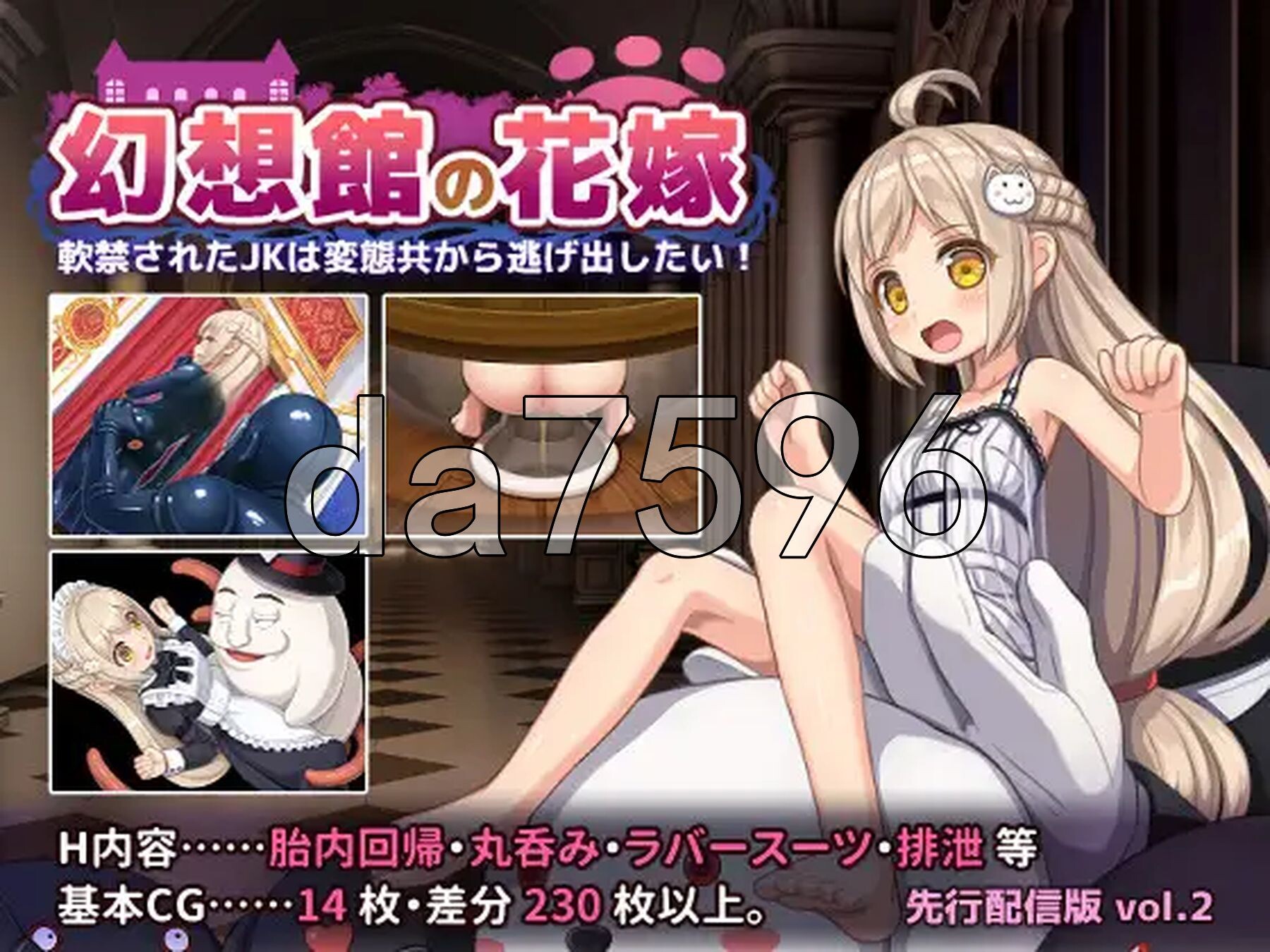 幻想馆的新娘 vol.2 ～被软禁的JK想从变态们手中逃脱！～ 幻想館の花嫁 vol.2 ～軟禁されたJKは変態共から逃げ出したい！～PC端 AI汉化更新版 预览图