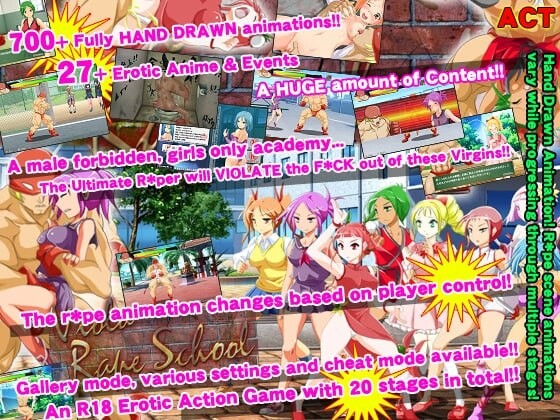 维奥拉 强奸学校 Viola R*pe School ヴァイオラ・レイプスクール 官方正式完结版 PC端 预览图
