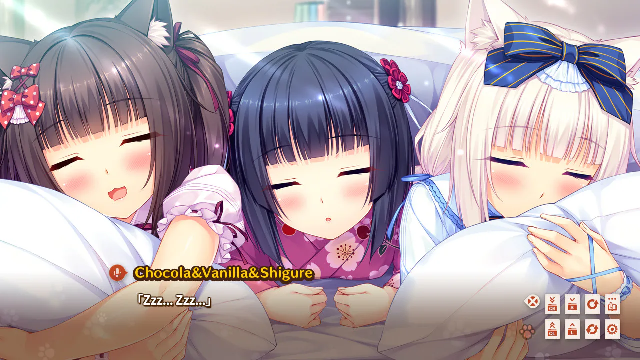 KR模拟器/2D/ADV/神作/中文/存档]【巧克力与香子兰】 猫娘乐园 Vol.0 水无月猫猫们的日常！ 双端 汉化完整版 预览图