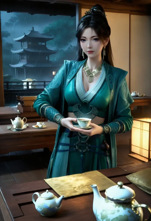 AI绘画慕沛灵-凡人修仙传 AI绘画漫画图集 预览图